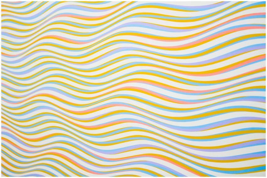 Colorful wavy lines creating an abstract and vibra