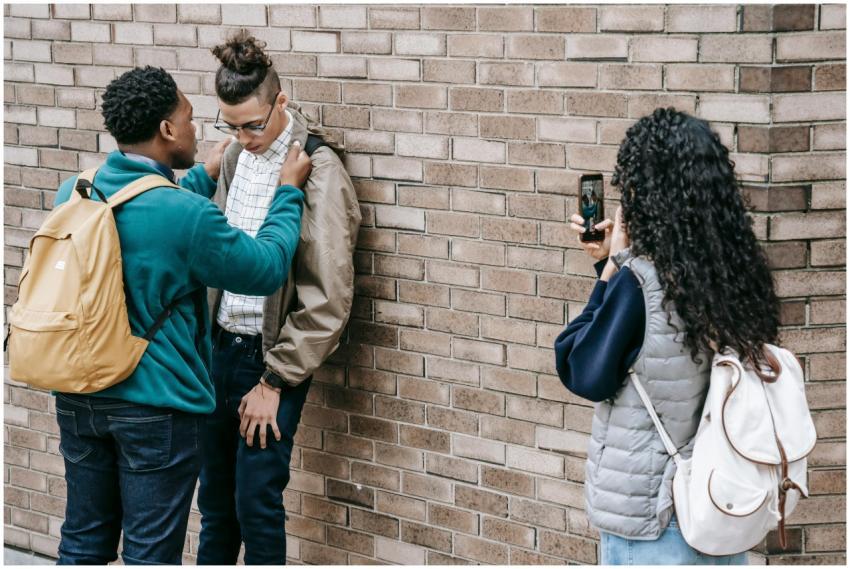 A bullying incident between students at a universi