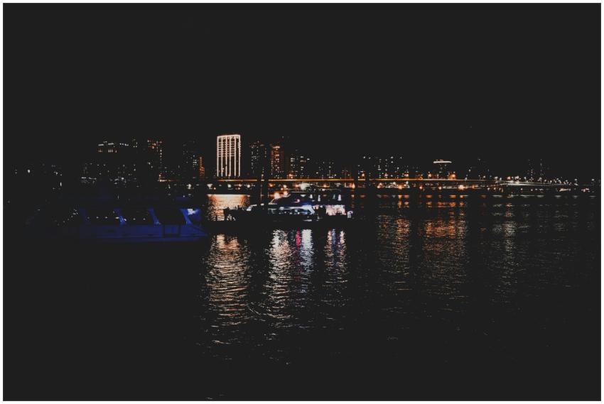 Captivating night view of a cityscape with illumin