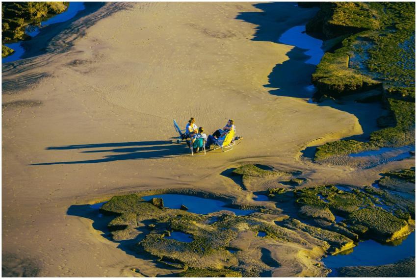 People enjoying a sunny day on the beach at Bahía
