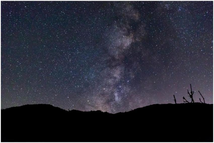Breathtaking view of the Milky Way over Joshua Tre