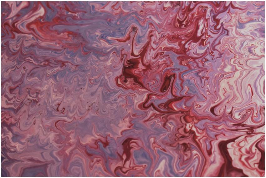 Vibrant abstract swirl pattern in red and purple h