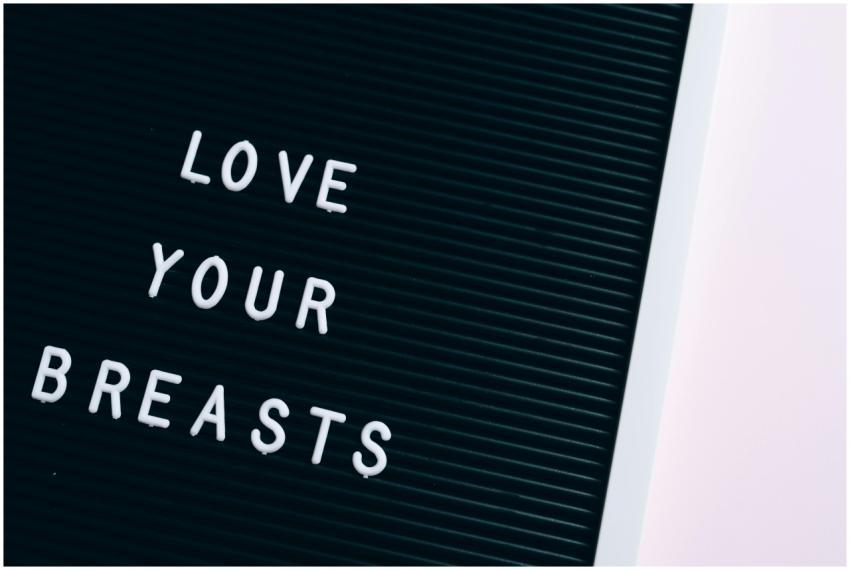 Inspirational message for breast cancer awareness