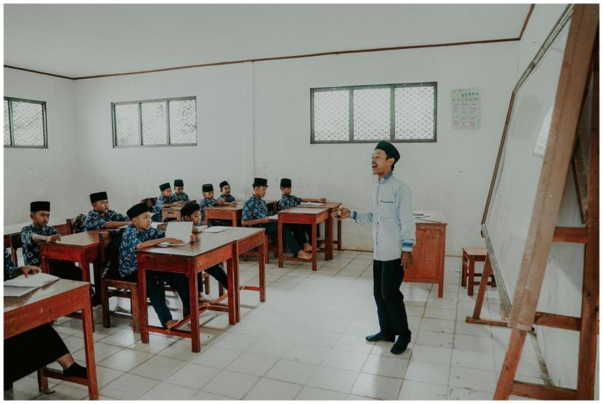 Class session in progress at a school in Pandeglan