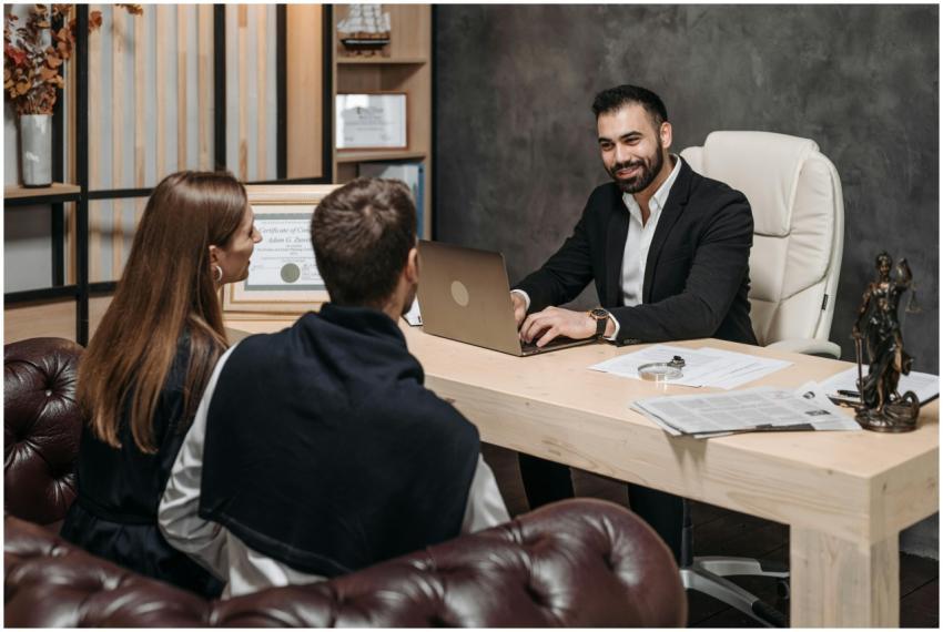 A professional meeting with a lawyer consulting cl