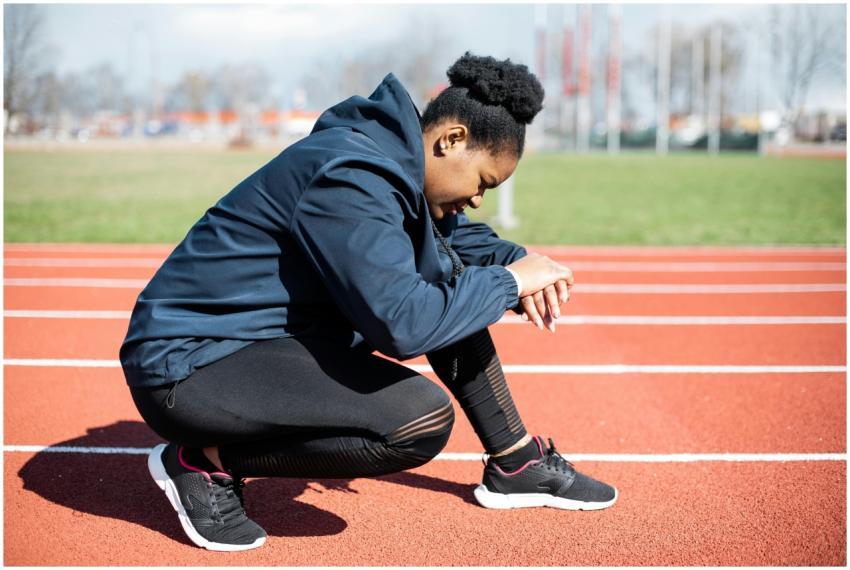 African American woman taking a break on a sunny d