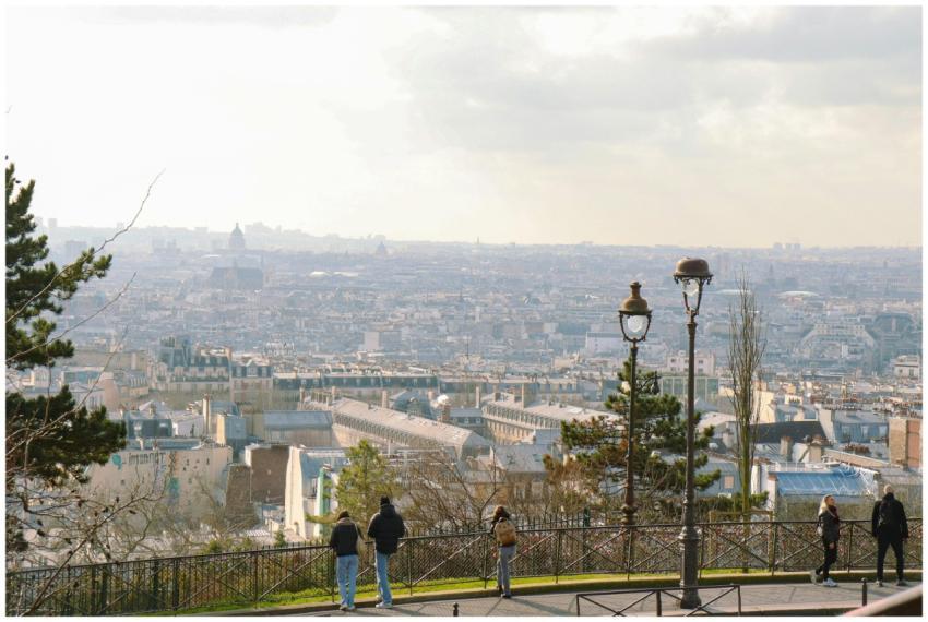 Enjoy a panoramic view of Paris skyline from Montm