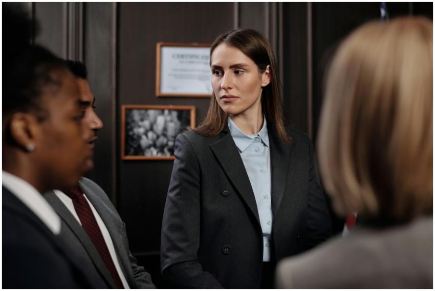 Diverse business team discussing strategy during a