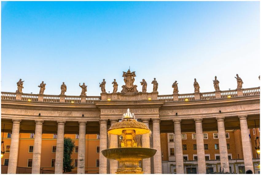 A majestic view of the iconic fountain at St. Pete