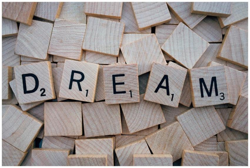 Close-up of wooden Scrabble tiles spelling the wor