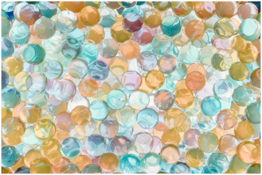 A vibrant collection of assorted colorful crystal