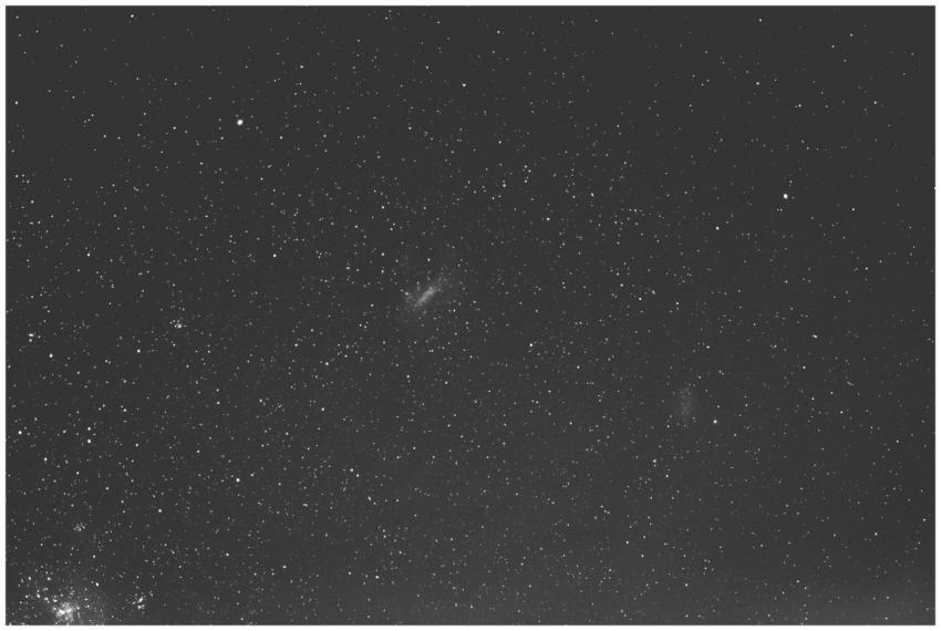 A stunning night sky filled with stars captured ov