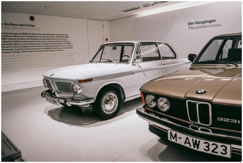 Vintage BMW cars showcased in Munich museum exhibi