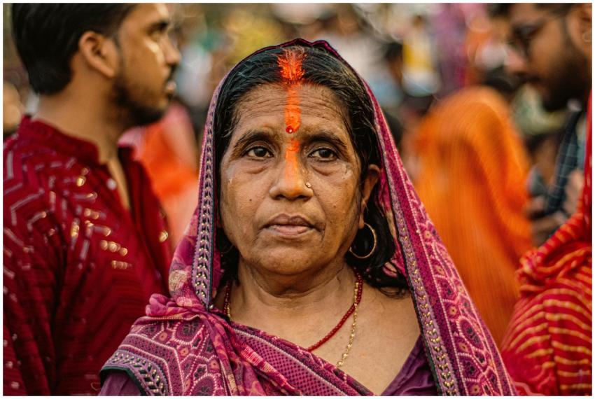 Colorful Festival Portrait Indian