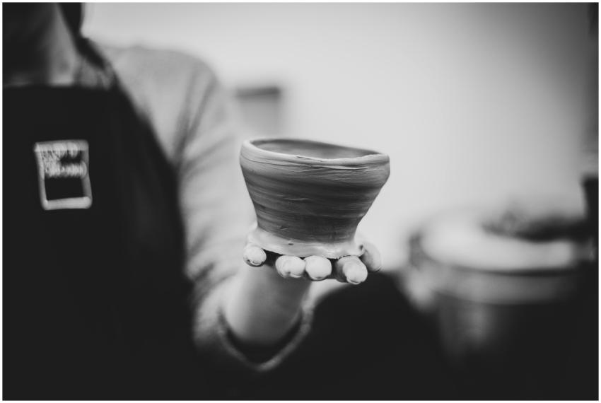 Handcrafted Pottery Creation Black