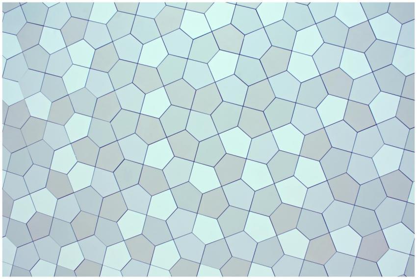 Overhead view of creative abstract backdrop with s