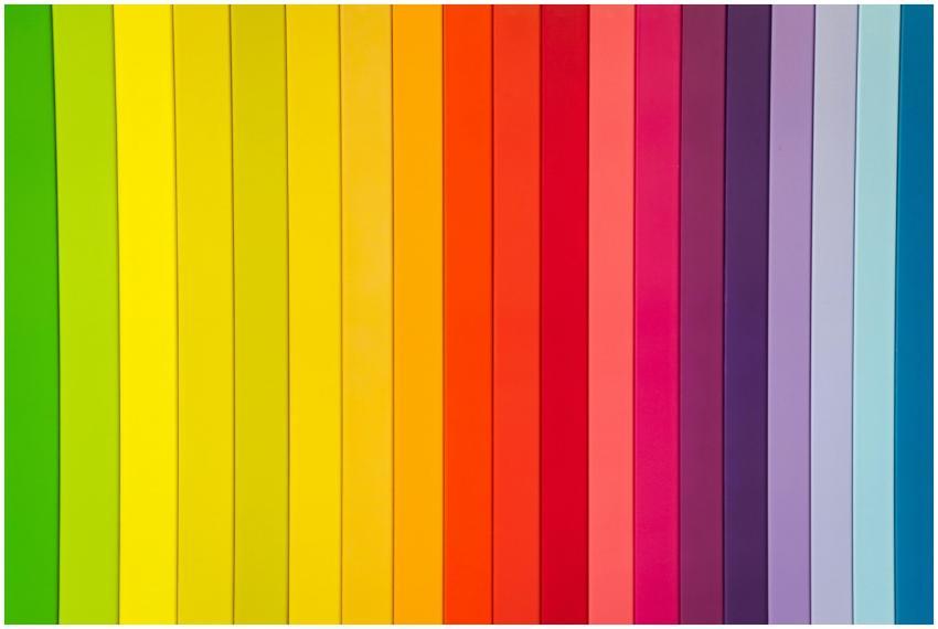 Colorful rainbow striped pattern ideal for creativ