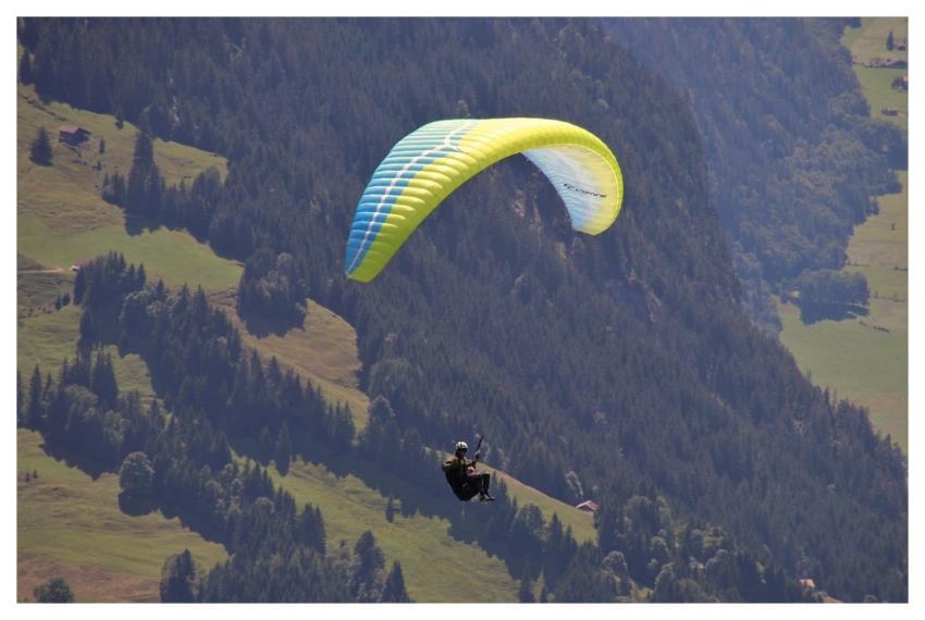 The Height Of The Paragliding Fly Freedom