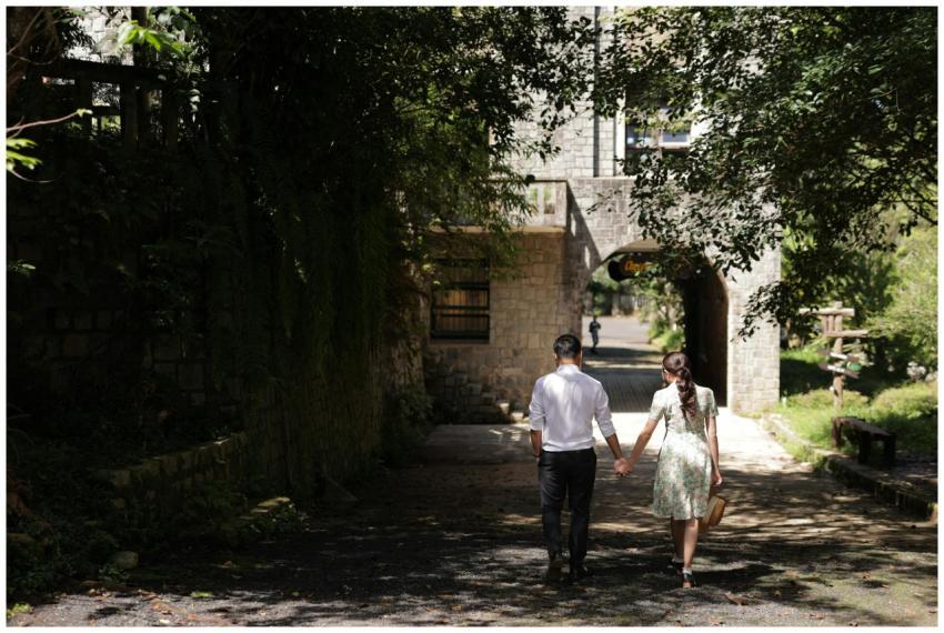 Romantic Walk Through Sunlit