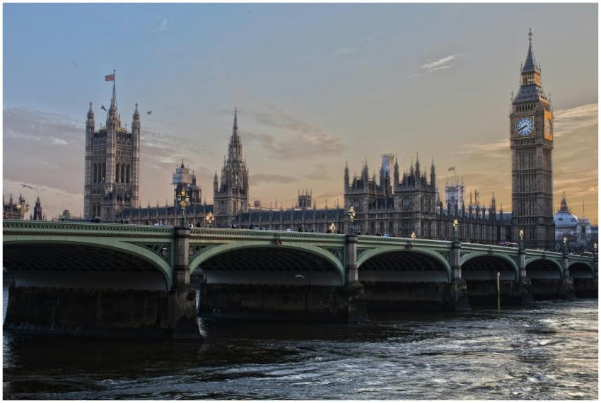 Stunning view of Big Ben and Westminster Bridge at