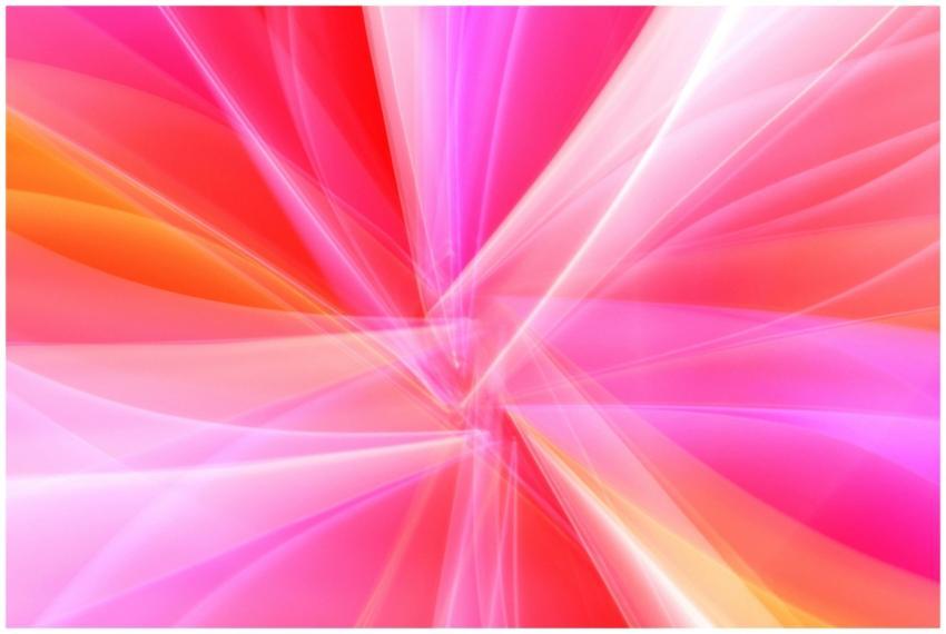 Dynamic abstract image featuring vibrant pink and