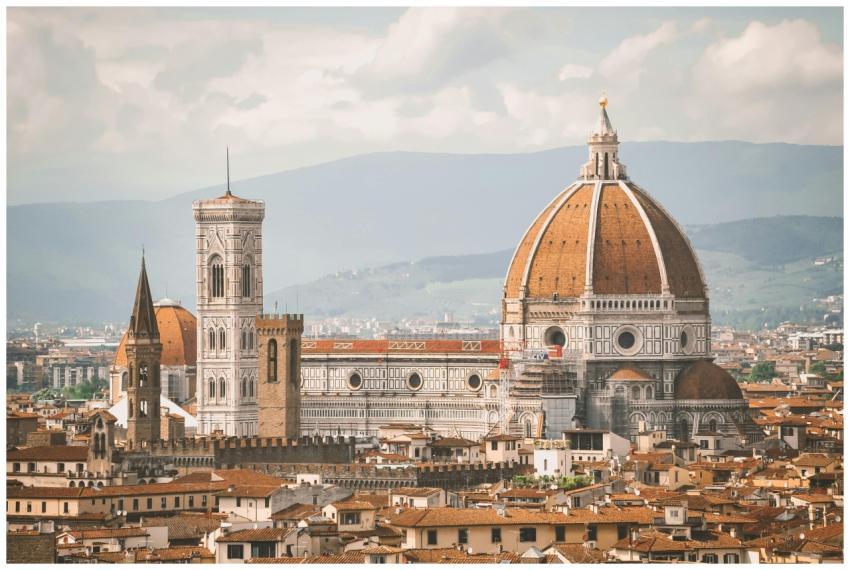 A breathtaking view of Florence Cathedral, also kn