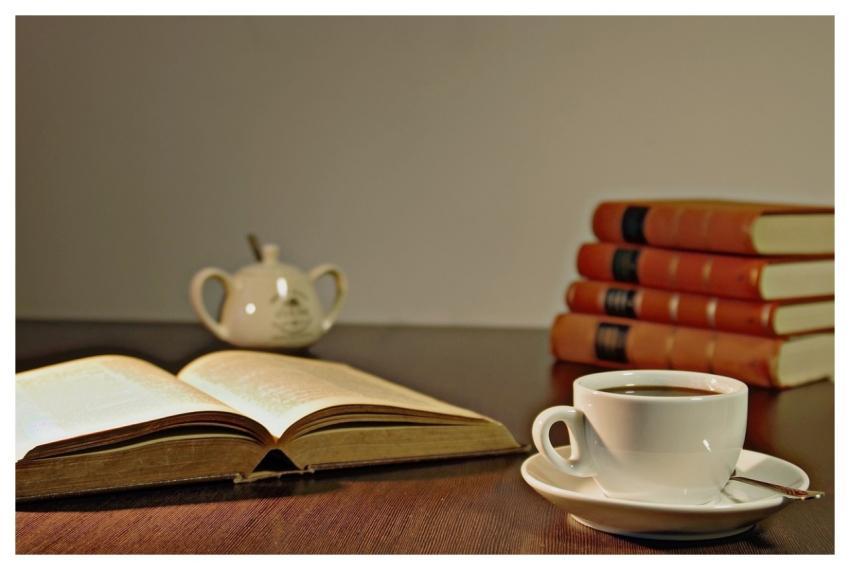 Coffee Books Reading Rest