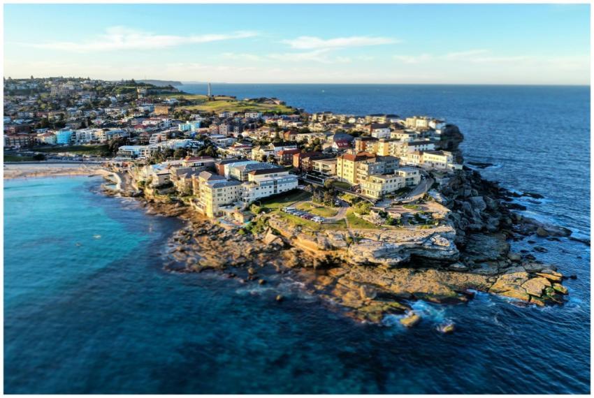 Explore the stunning aerial view of North Bondi's