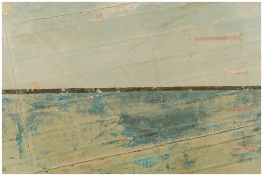 Close-up of an abstract vintage texture with blue