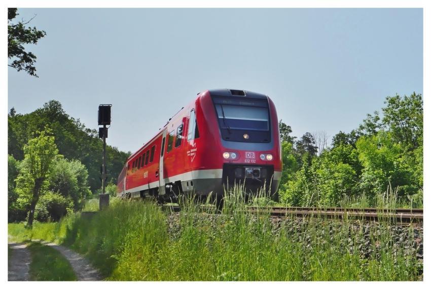 Railroad Multiple Unit Regional Train Br 612