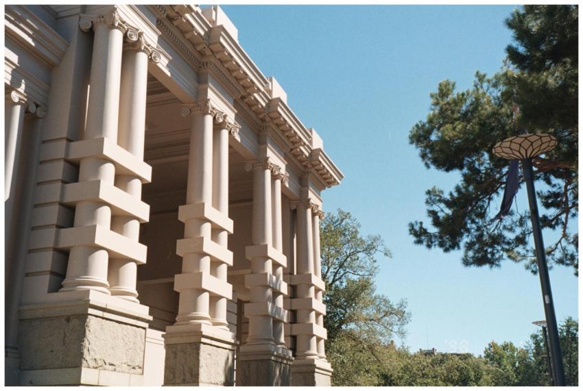 Stunning neoclassical architecture of Peace Memori