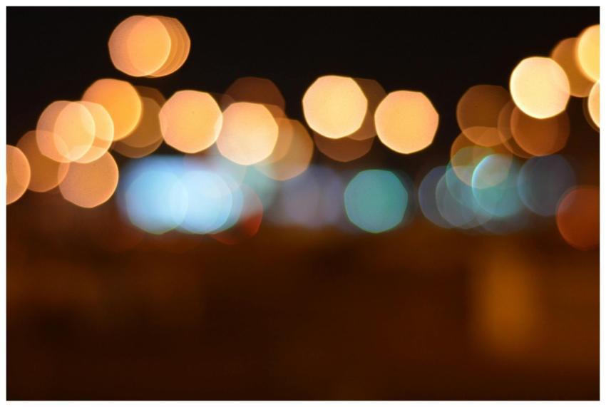 Captivating abstract bokeh lights in warm colors a