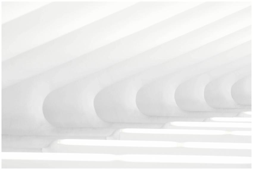 Minimalist white architectural interior showcasing