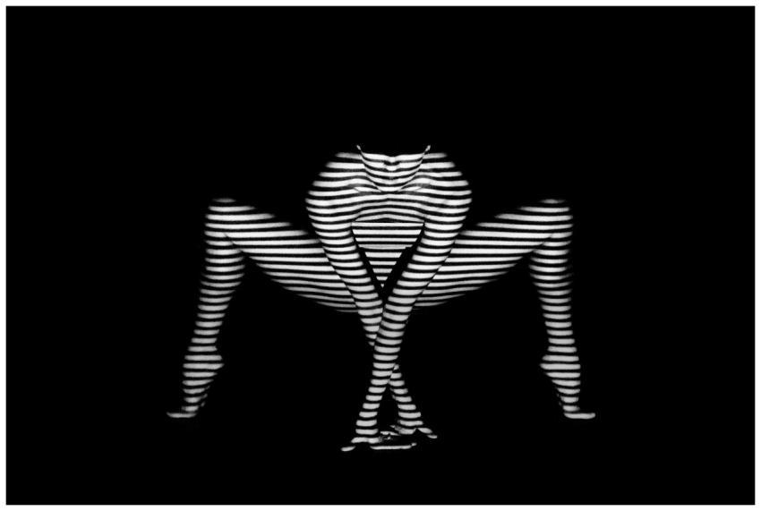 Fine art nude photograph featuring creative use of