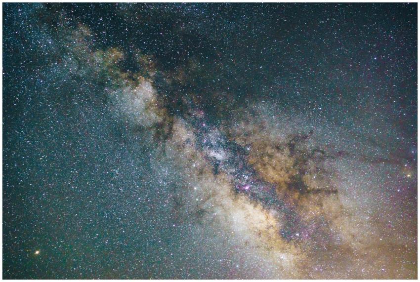 Breathtaking view of the Milky Way galaxy filled w