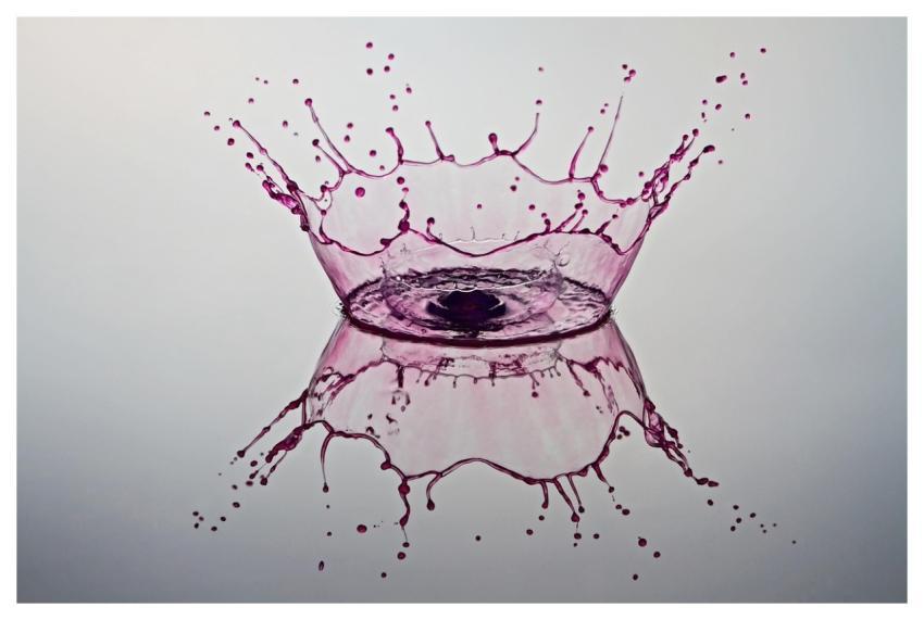 Drop Liquid Splash Reflection