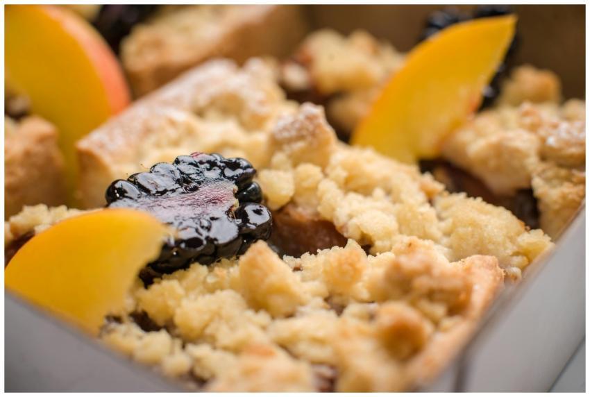 Close Up Blackberry Peach