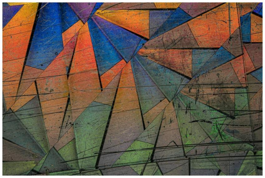 Vibrant abstract geometric pattern with multicolor