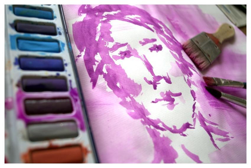 Man Face Painting Brushes