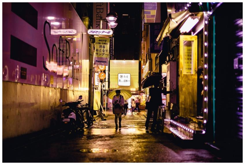 Explore Tokyo's vibrant nightlife captured in a gl