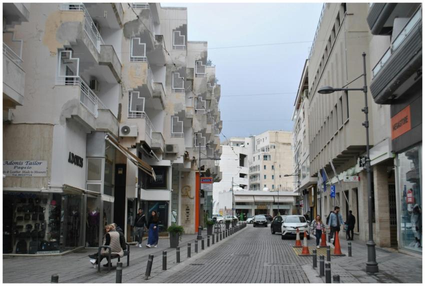 Captivating street view featuring distinctive buil