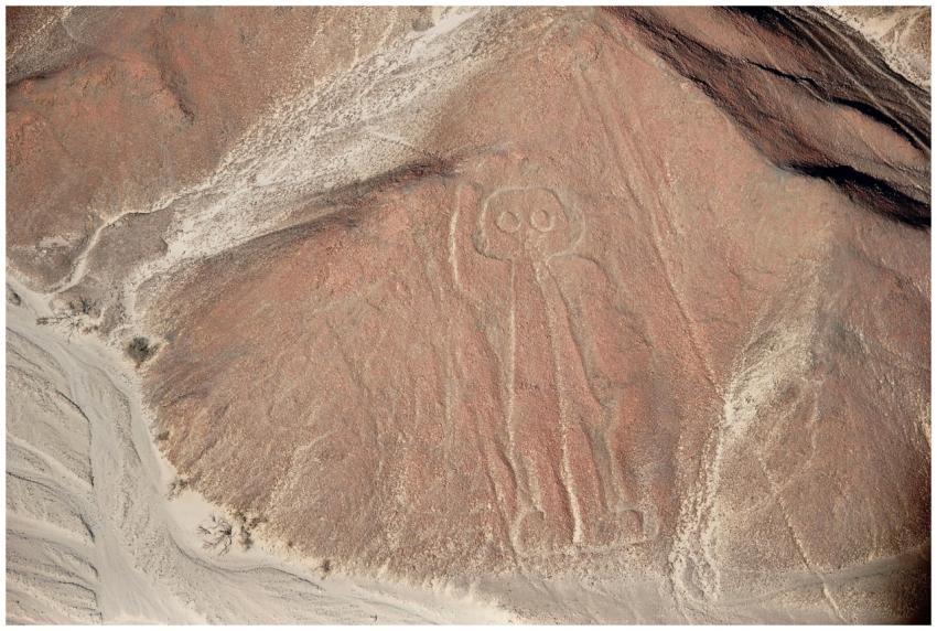 Aerial photograph of the famous Nazca Lines Astron