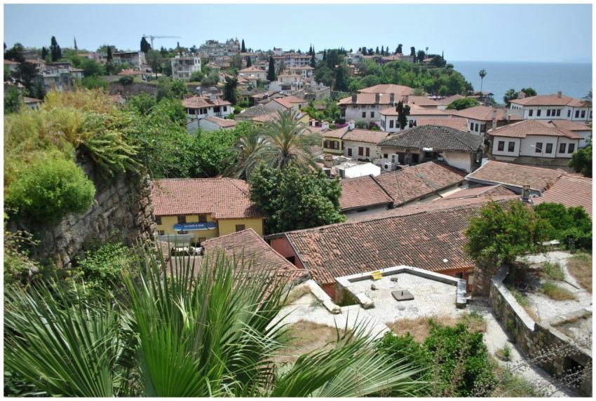 A captivating view over the rooftops of Antalya's