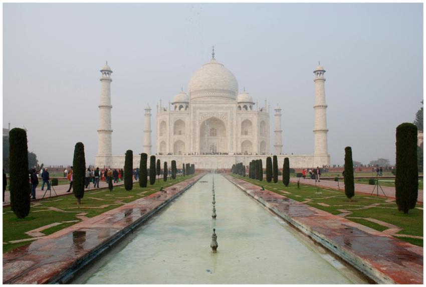 Experience the romantic allure of the Taj Mahal, a
