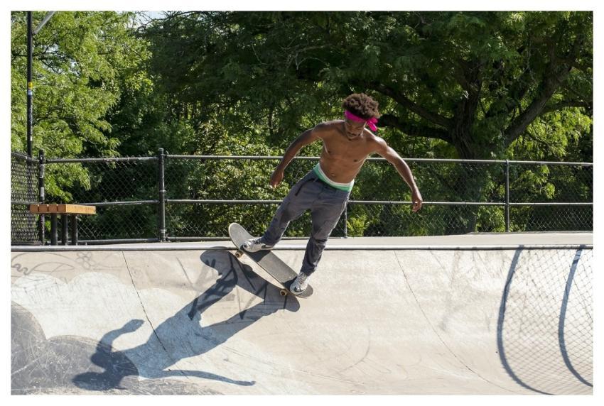 Skateboarder Sport Action Skateboard