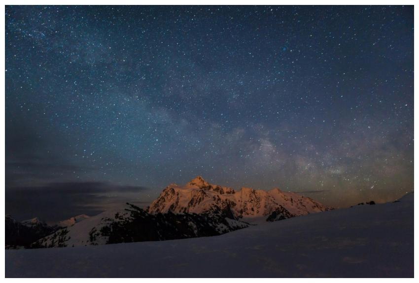 Breathtaking view of the night sky filled with sta