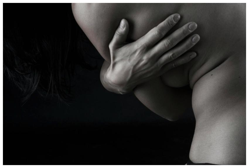 A captivating black and white nude portrait showca