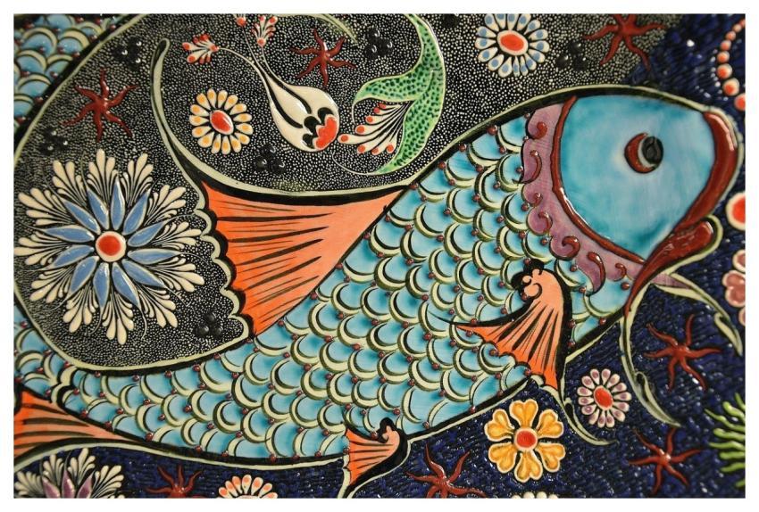 Mosaic Fish Tile Art