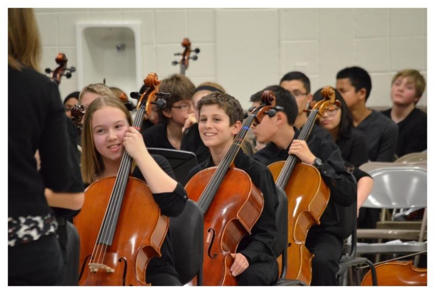 Children Cello Orchestra Music