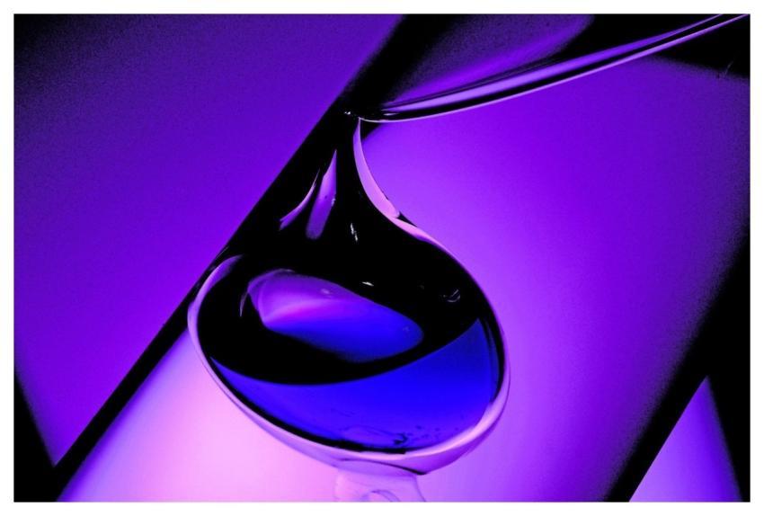 Blue Drops Modern Pop Art Art